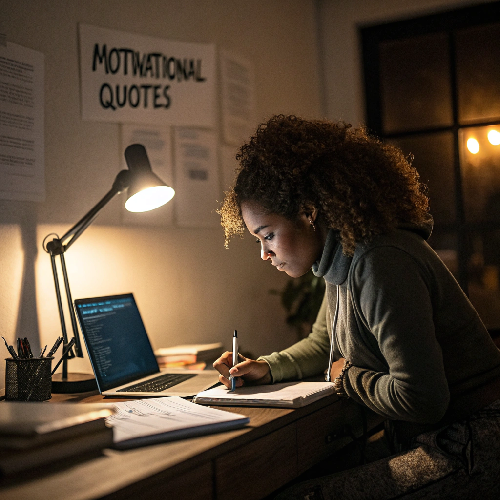 Portrait of Grace, an entrepreneur planning her business