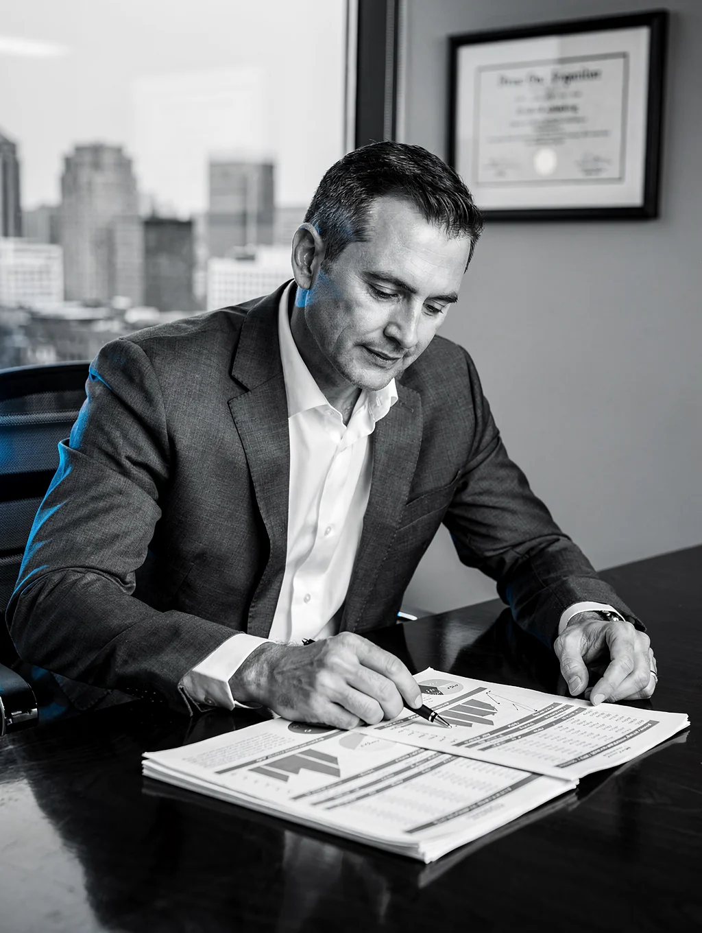 Portrait of James Sterling, Document Specialist